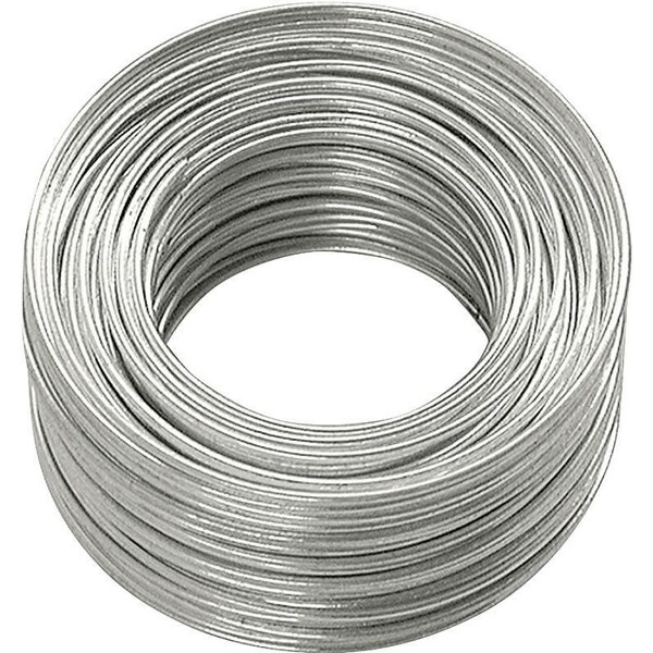 Hillman Utility Wire, 50 ft L, 18, Galvanized Steel 50129 Zoro